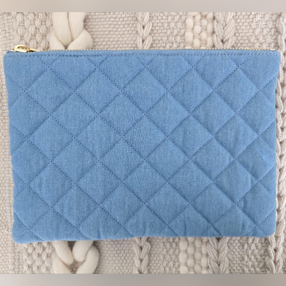 Denim Flat Pouch